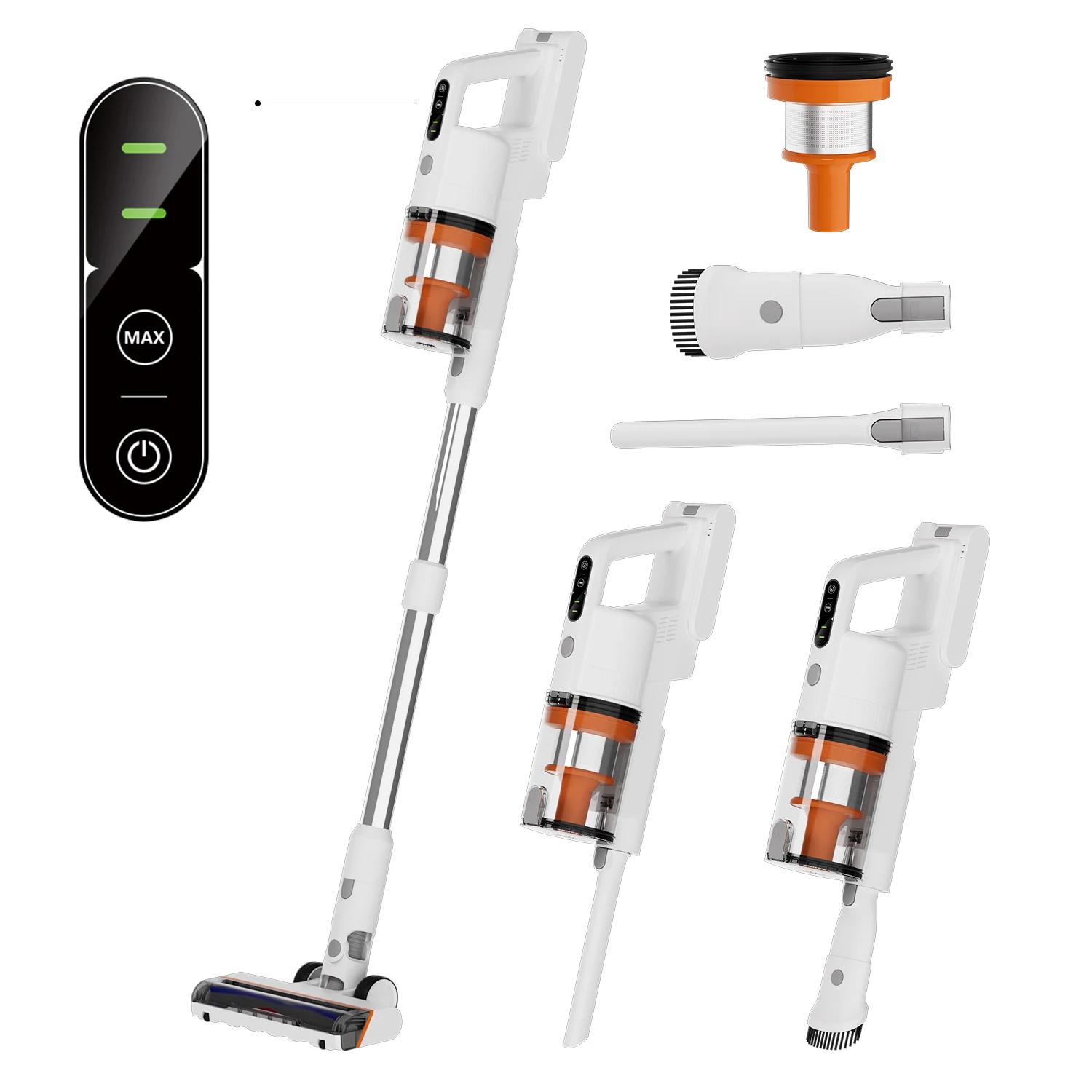 EU Warehouse Stock Home Electric Floor Cyclone Rechargeable Battery Stick Upright Wireless Cordless Handheld Vacuum Cleaner