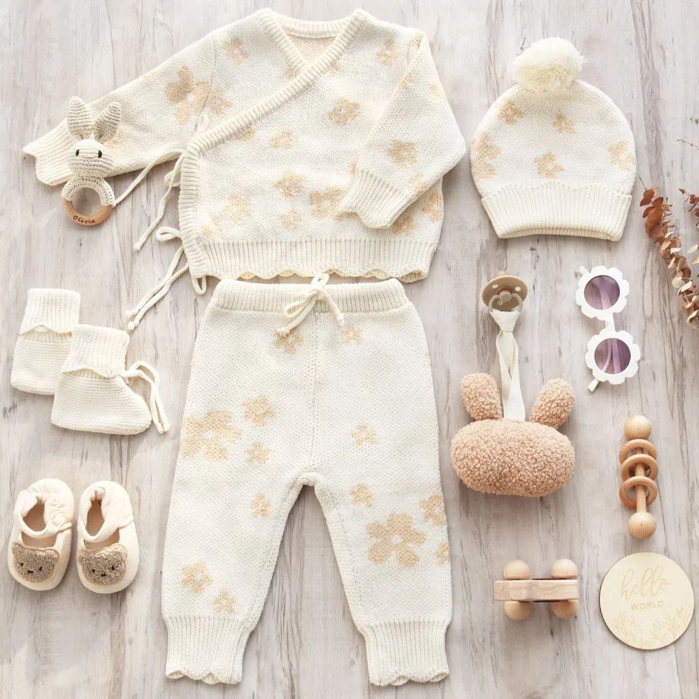 Newborn DIY Shower Gift Set Infant Toddler Girls Clothes Suspenders Solid Color Organic Cotton Baby Romper Plain bodysuit onesie