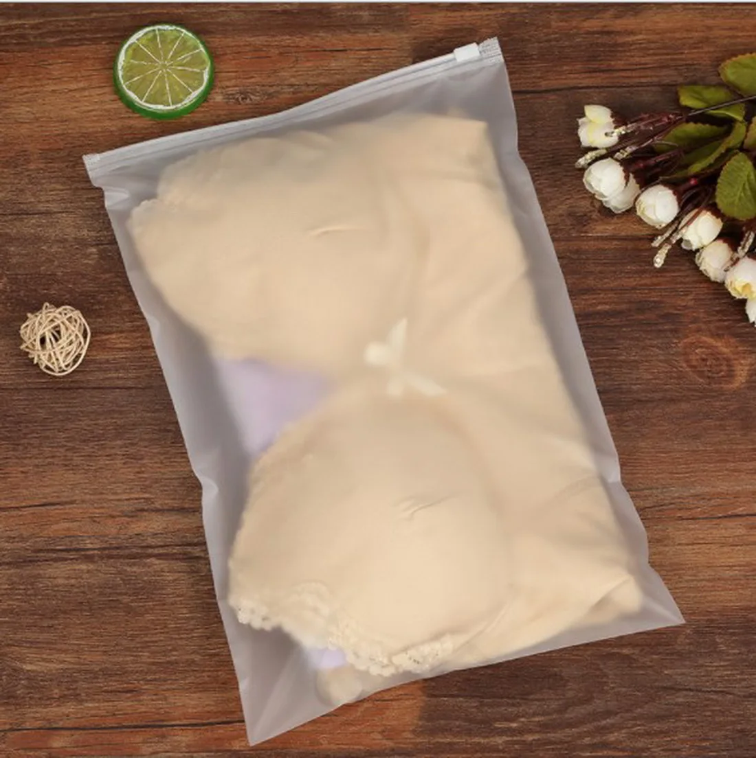 Customized plastic Transparent PE Resealable Slider zipper bag Clothing storage ziplock bag for package