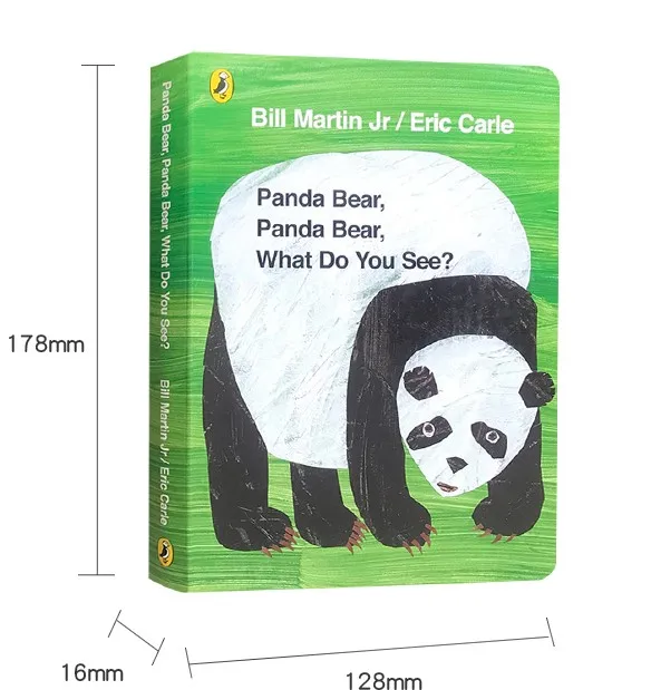Eric Carle children book Panda Bear, What Do You See? Board Book