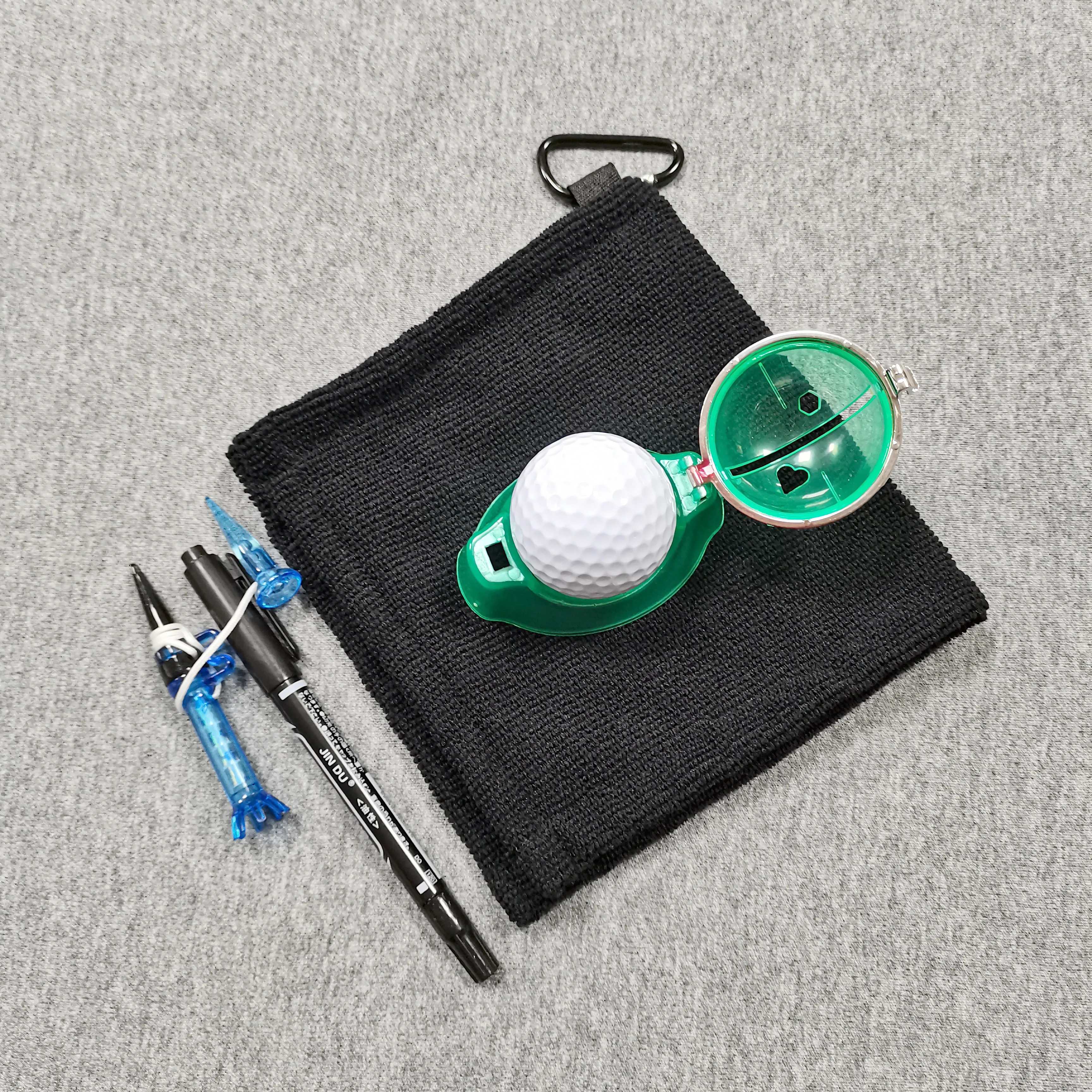 Custom Golf Accessories oem/odm luxury golf gift brush divot pitch sublimation tee box markers wholesale golf gift