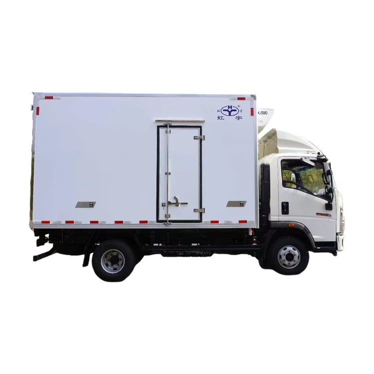 Sinotruk Howo 3 ton and 5 ton refrigerated truck for fresh food and ice cream transportation Factory Sales