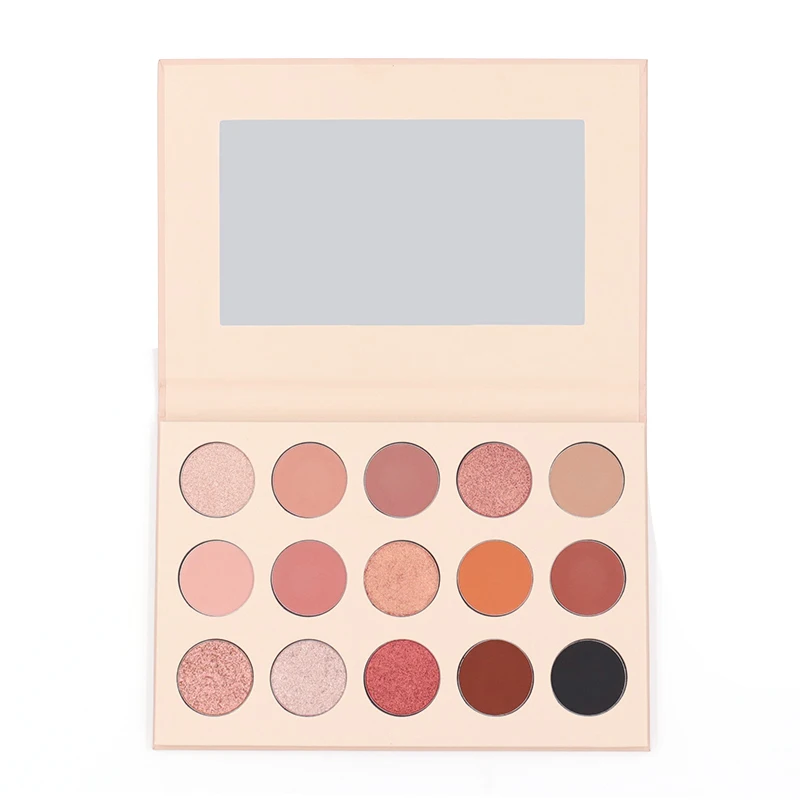 
2021 beautiful 15 color shimmer matte eyeshadow eye shadow palette makeup set for girls 