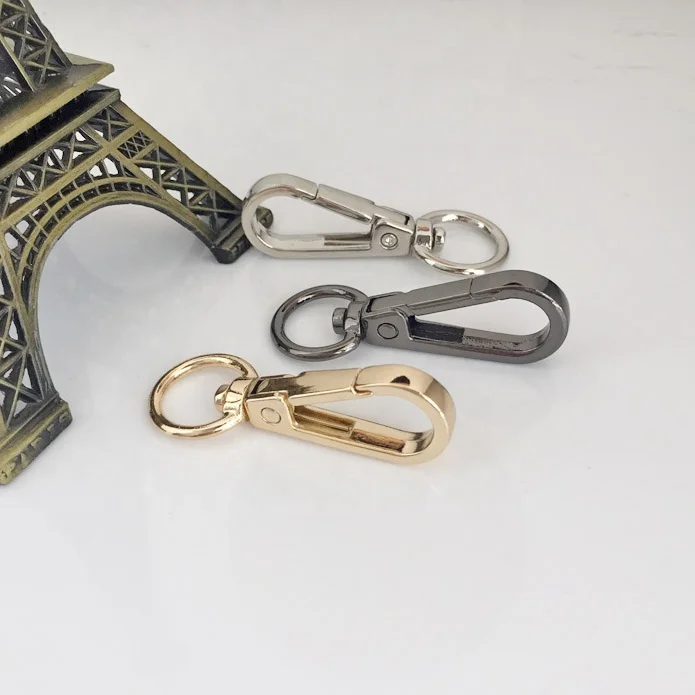 12Years Factory Dog Hook Metal Zinc Alloy Black Snap Hook Swivel Sanp Hook Buckle 25mm Clasp