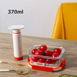 Hot Sales Microwave Oven Safe Airtight Glass Food Container Leakproof Bento Lunch Box