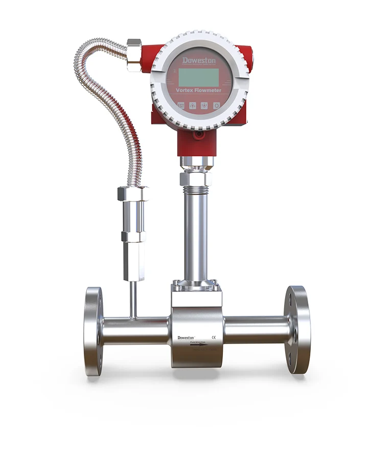 Fashion safety  data display conspicuous compressed air vortex flowmeter