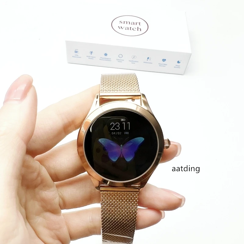 Kw10 Reloj Mujer Wristwatches Ladies Watches Waterproof Women Gold Quartz Watch Stainless Steel Strap PK ZL02