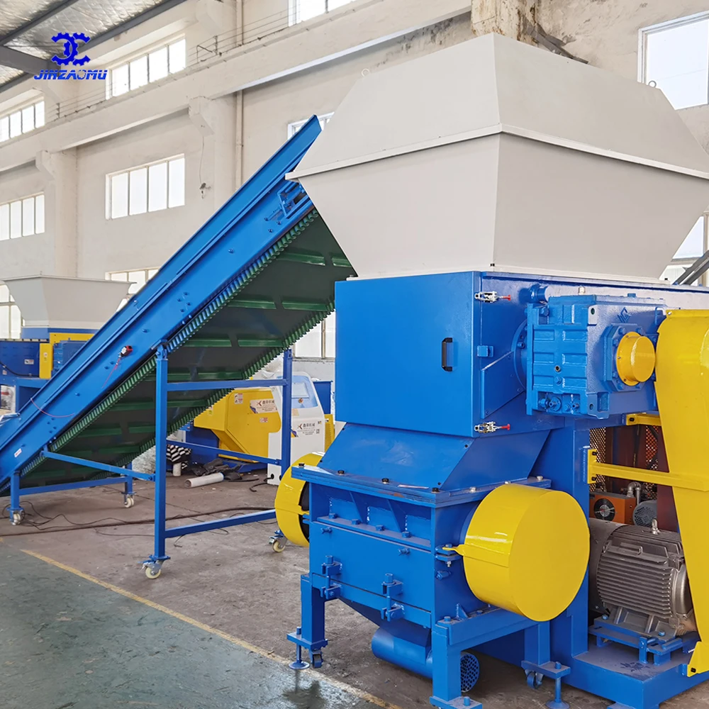 Reasonable Price Industrial Solid Waste Single Shaft Plastic Waste Shredder