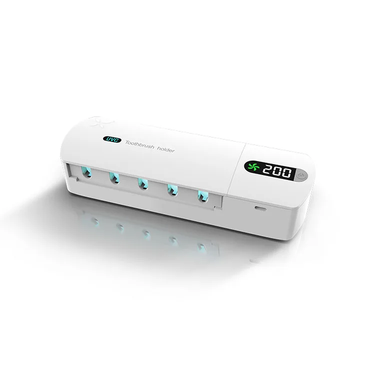 New Popular Wall Mount UV Toothbrush Sterilizer Toothbrush Holder with Fan Drying