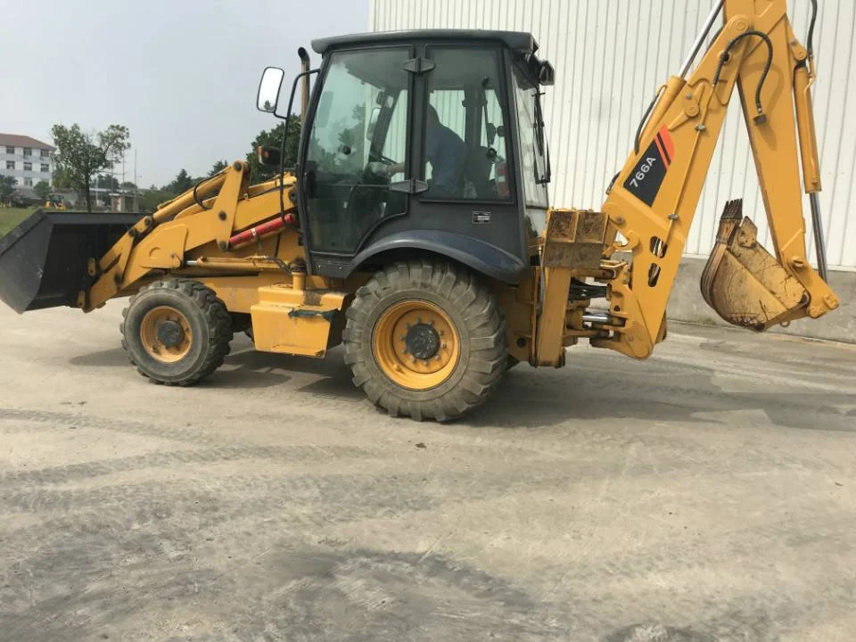 Excellent Visibility Backho Loader 766A Wheel Loader 2Ton Mini Front Loaders with Tandem Gear Pump