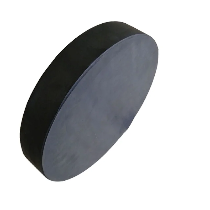 Bridge elastomeric laminated rubber bearing base isolation