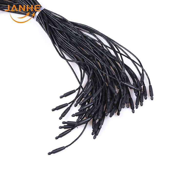 Plastic bullet Label Polyester Rope Clothing Tag Rope Clothes Lanyard Single Hand Wearing Rope Hanging Grain