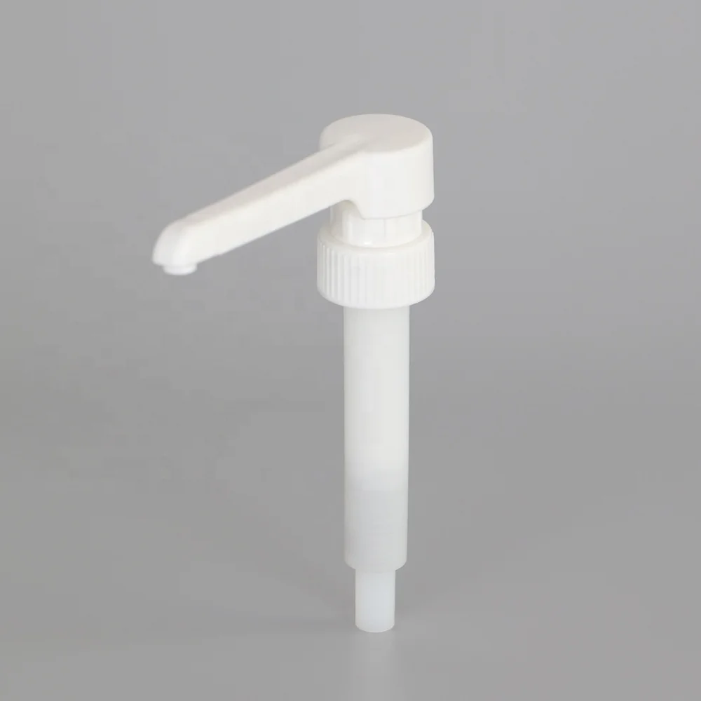 Long nozzle food grade ketchup liquid honey cream juice oyster sauce jam condiment bottle cap dispenser coffee syrup pump