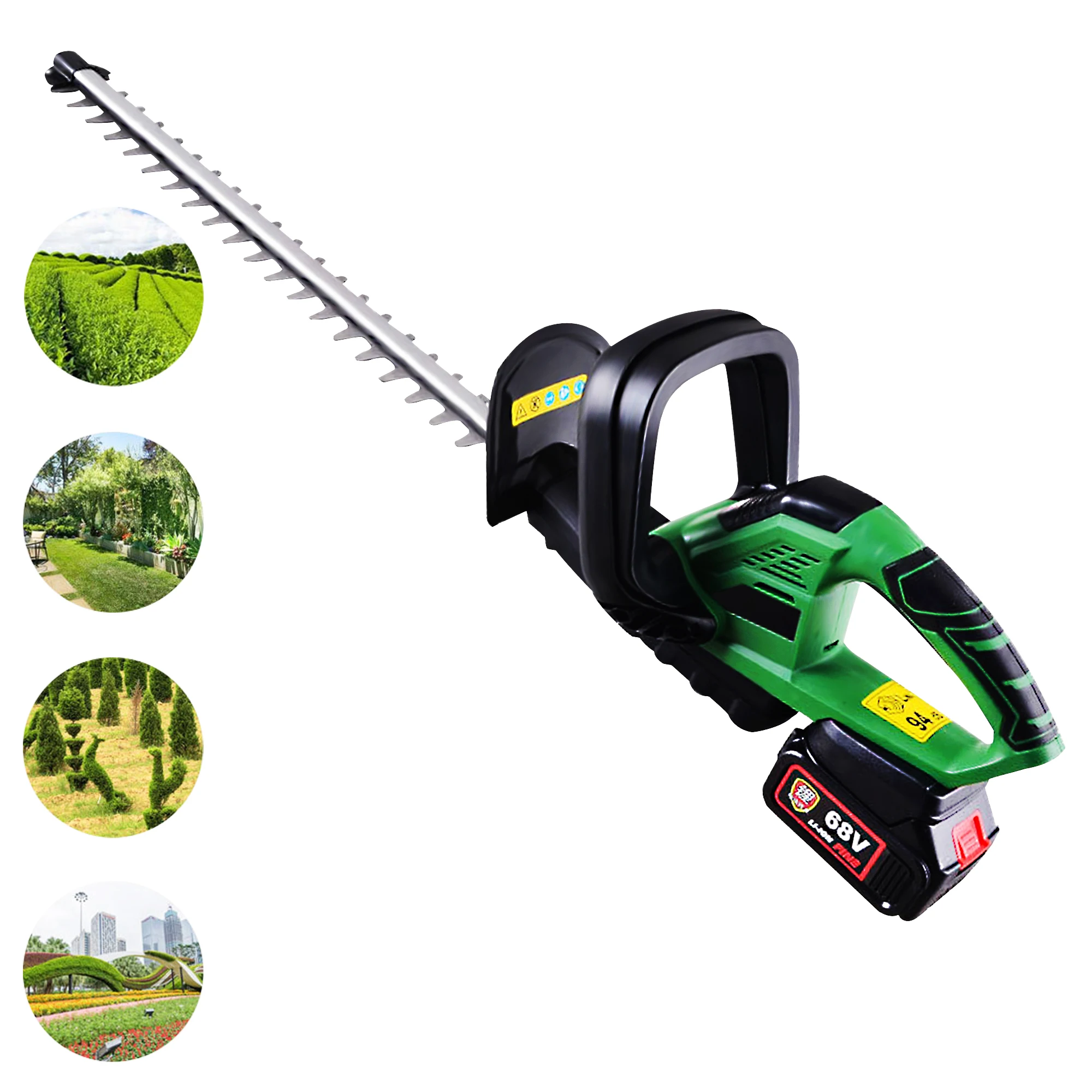
Environmental Protection Steel Small Electric Portable Cordless Hedge Trimmer for Homes 