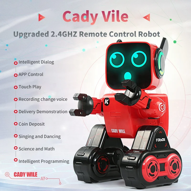 High Quality New Design Multi-Function Gesture Smart Remote Radio Control Educational Robot Toy