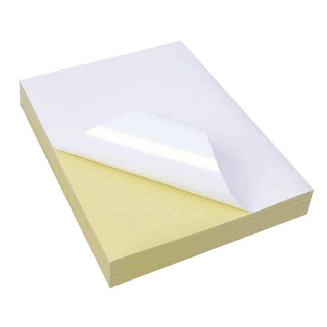 Gloss / Matt / Semi Gloss Self Adhesive Sticker Paper In Sheet Or Jumbo Roll