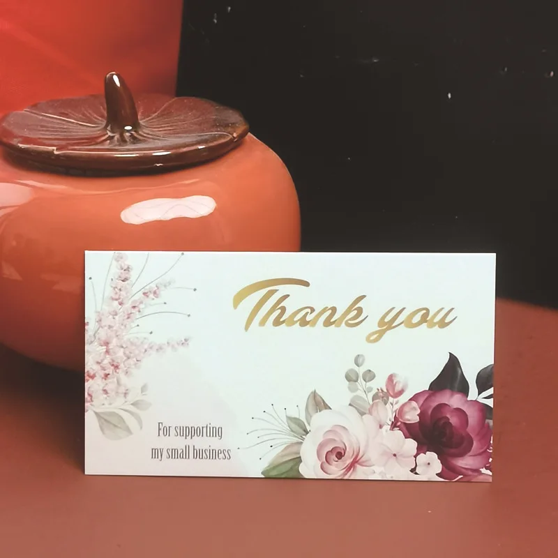 Custom Printed Cardstock 300gsm Coated Paper Holographic Printing Business Thank You Cards For Small Business,Visitenkarten Holo