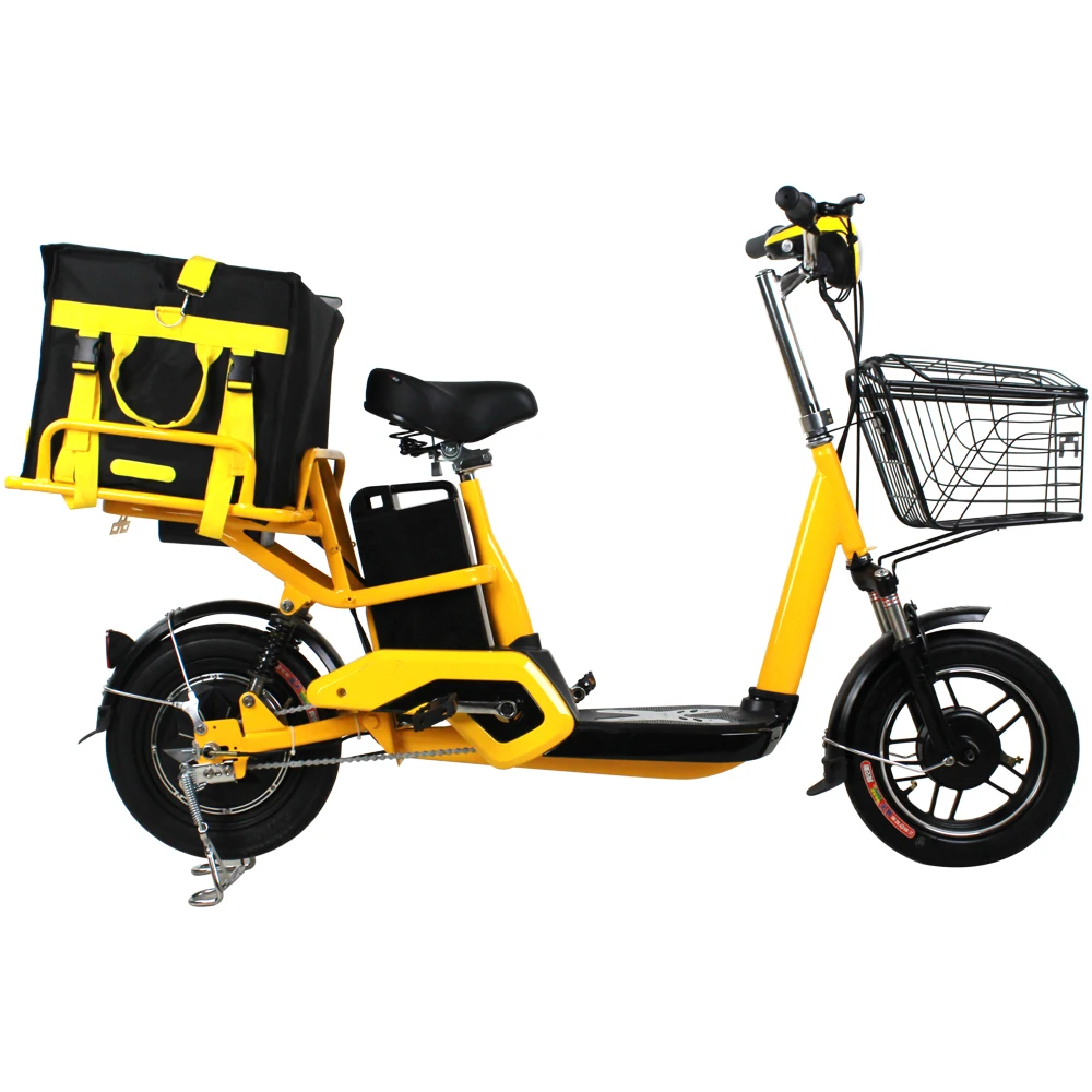 2020 new style electric scooter pizza delivery 350W 48V 20AH 14 inch electric scooter for food