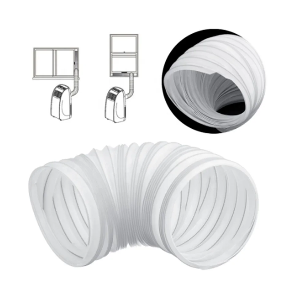 Custom Length Extendable Duct Vent Plastic Portable Exhaust Portable Air Condition Pipes Hose