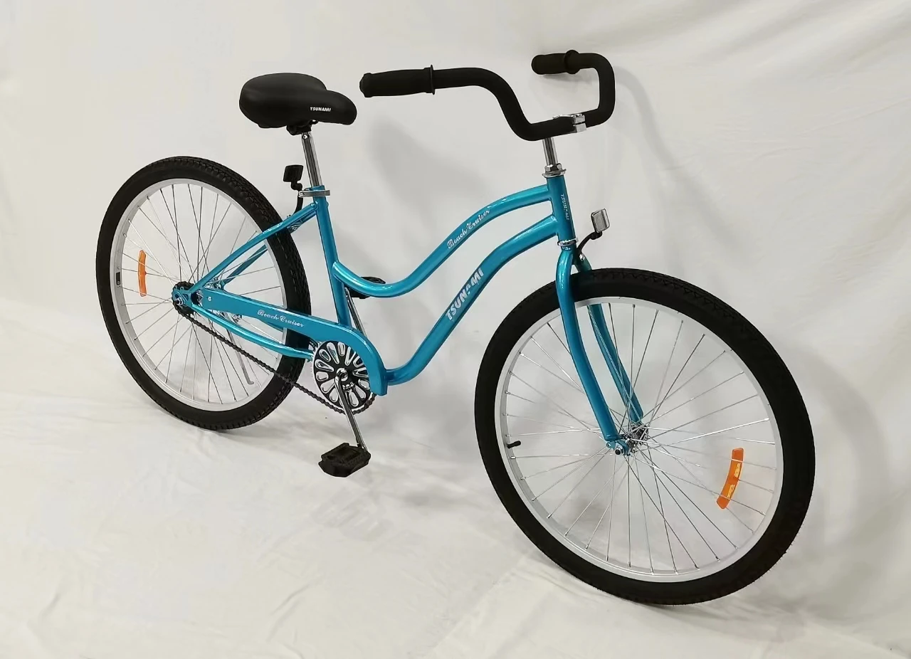 Fashion Classic Chopper Beach Stretch Beach Cruiser Bike Bicycles E Bike Beach Cruiser For Woman Classic Ladies