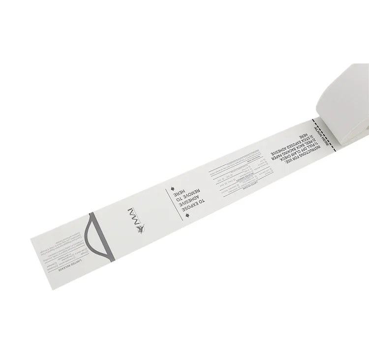Airlines thermal paper adhesive tag baggage tag rfid uhf luggage tag