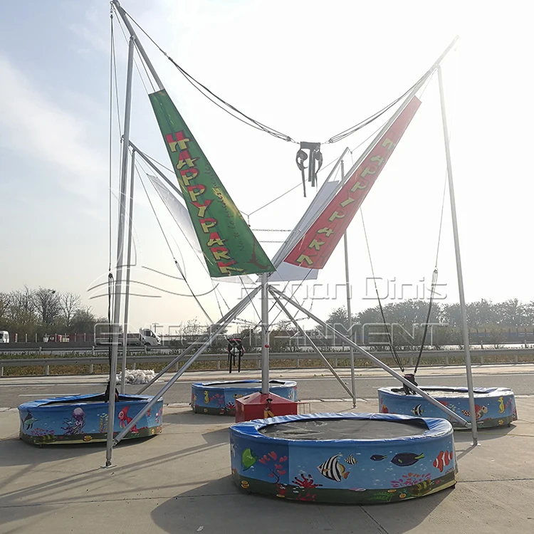  Bungee батут игры надувной bungy