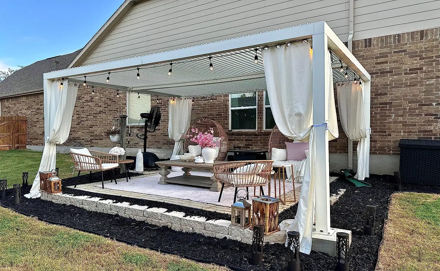 Pergola Canopy Pvc Pergola Canopy Patio Wood Pergola Chinese Style Timber Waterproof Customized Frame Sensor Outdoor Roof Garden