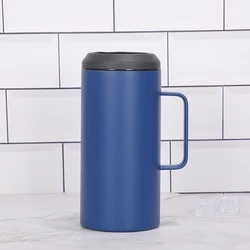 New Arrival Double Wall 40oz Stainless Steel Beer Bottle Insulated Can Cooler Holder with Handle Portacaguamon