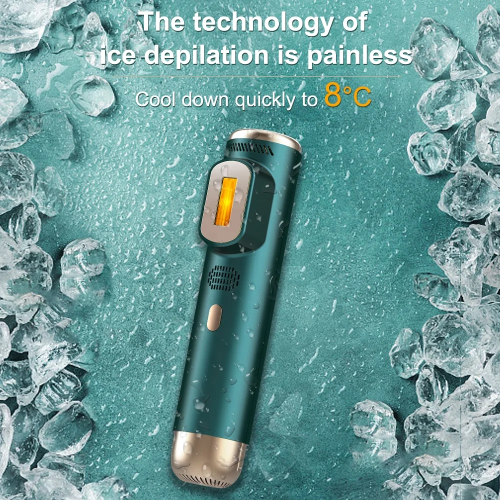 Beauty 600,000 Flashes Ice Cool IPL Hair Removal Machine for Removing Legs Underarms Facial Body Hair