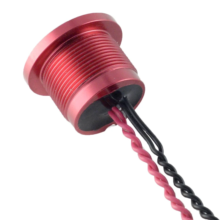 Металлический пьезоэлектрический переключатель, мгновенный/кружевной светодиодный светильник, микро-переключатель с подсветкой, 22 мм, IP68