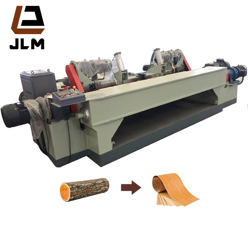 shandong jinlun CNC spindleless veneer lathe /wood veneer cutting machine
