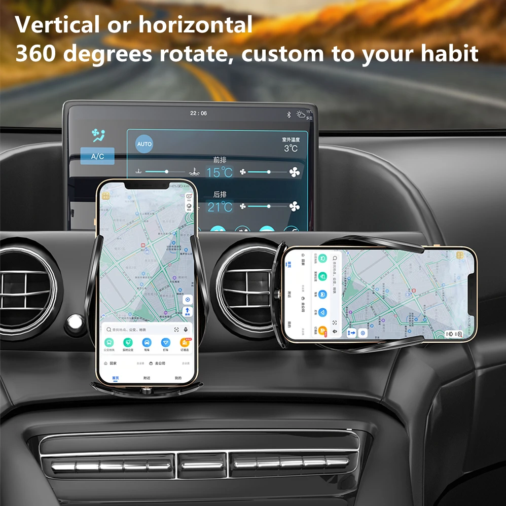 2022 15w fast magetic wireless car charger 3 in one for cars