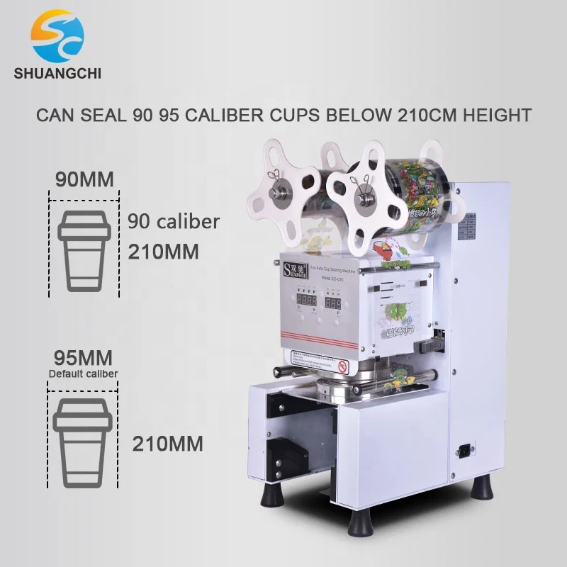 Fully Automatic Cup Sealing Machine plastic cup making machine Drinking water cup filling sealing machine SC-Q70