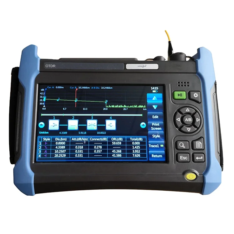 PG-1800 optic fiber mini OTDR with 1310/1550nm 50/50dB power meter laser source VFL
