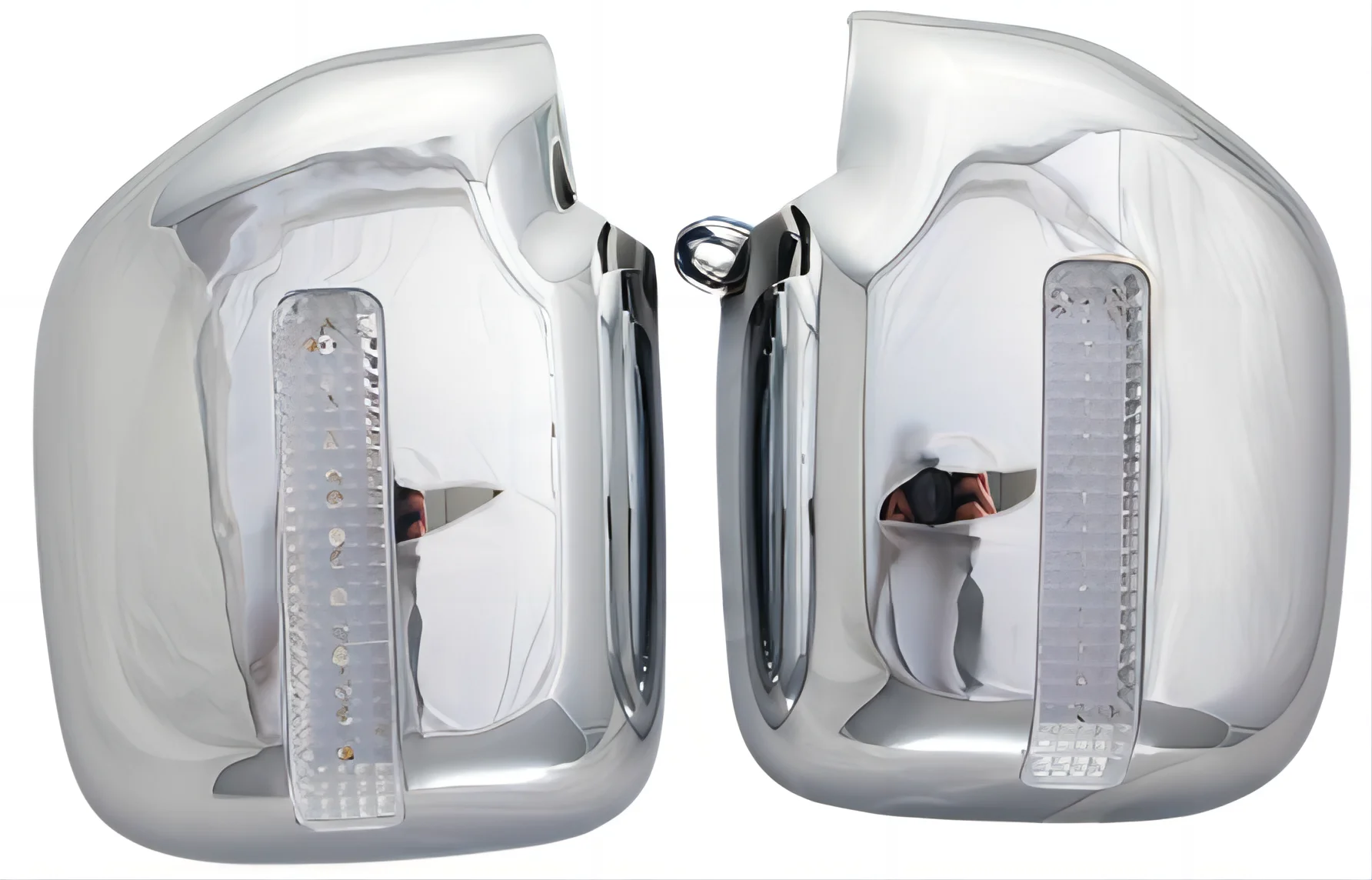 Hot auto Car Kit Chrome body Rear shield exterior accessories aluminum For Toyota Prado FJ90 1997-2002