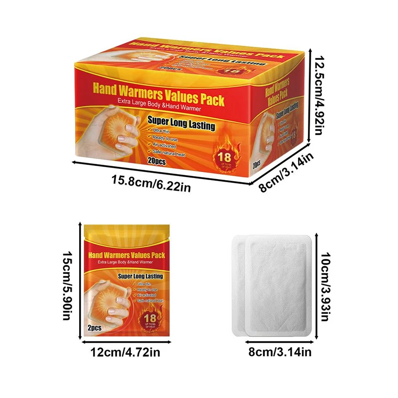 Customizable Body warmer patch Winter supplies heat pad Hot selling Hand Warmer