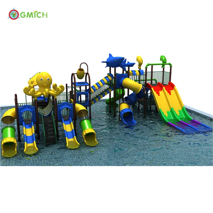 Multi-function used water park slide plastic water slide for pool hard water slide parks equipment