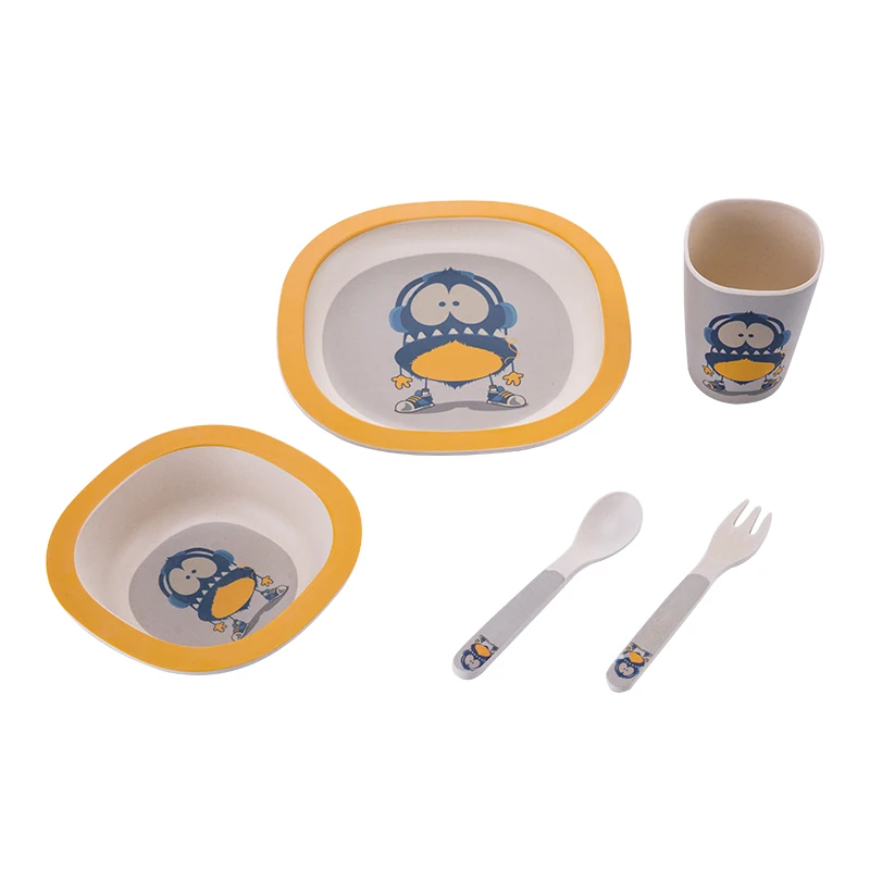 Компостируемая посуда из бамбукового волокна для оптовых продаж