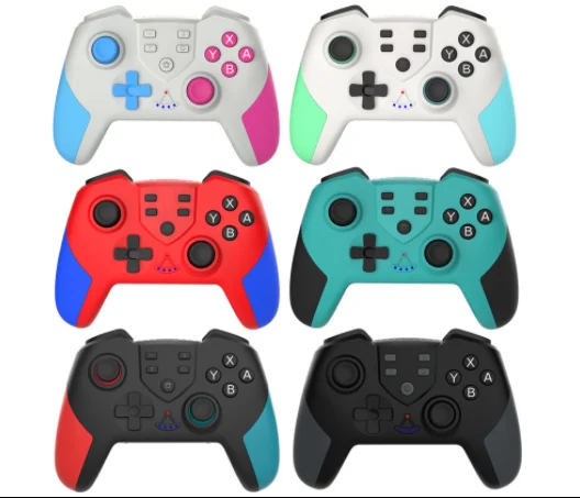 New wireless gaming Joystick gamepad with NFC function, macro programming and wake-up vibration gyroscope for switch pro