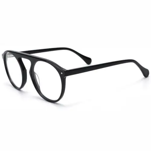 Factory Wholesale Vintage Round Eyeglasses Frames for Women High Quality Acetate Optical Frames Men Eyewear Spectacle Frames