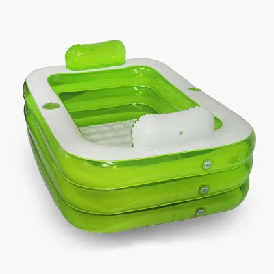 0.30mm durable thicken PVC outdoor play three layers large inflatable square swimming pool