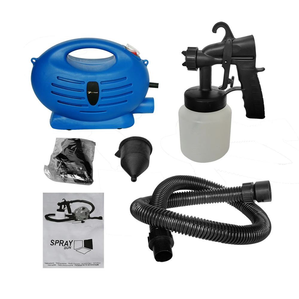 Hot sale Model 650w 800ml Electric Paint Spray Gun Nozzle 2.5mm HVLP Sprayer Machine Ningbo Manufacture