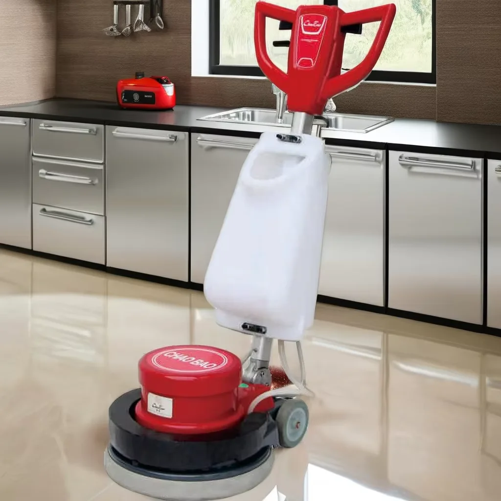 Electric Cordless Dryer Small Polishing Lithium Battery Upright Tile Home Floor Scrubber Cleaning Machine For Commercial