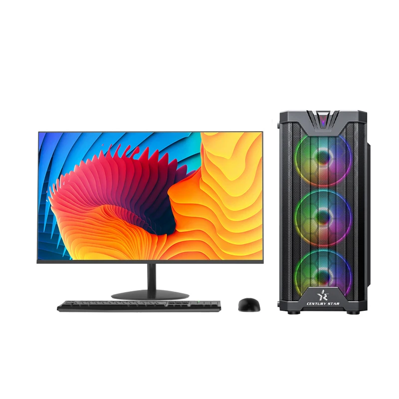 2021 Wholesale competitive Game Desktop Host 8G RAM 256GB SSD Desktop Computer for home student celeron Pentium processor