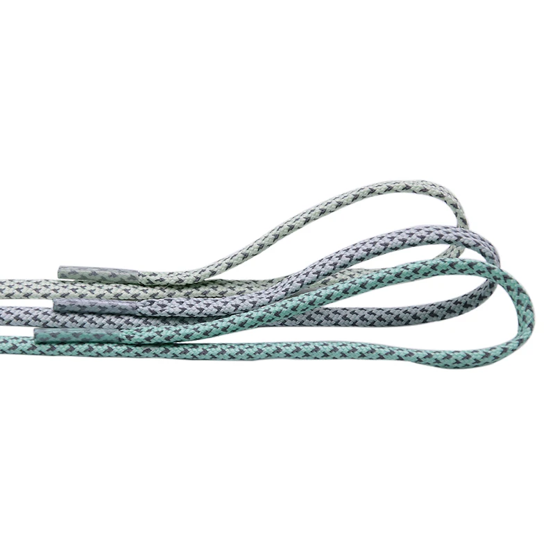 Weiou Manufacturer Custom Logo Reflective Shoe Laces High Reflex Flat Draw Cord For Air And 750 ,converses Shoes