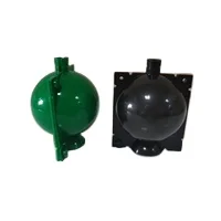 140x120mm transparent clear colorful plastic PP root control ball/pot