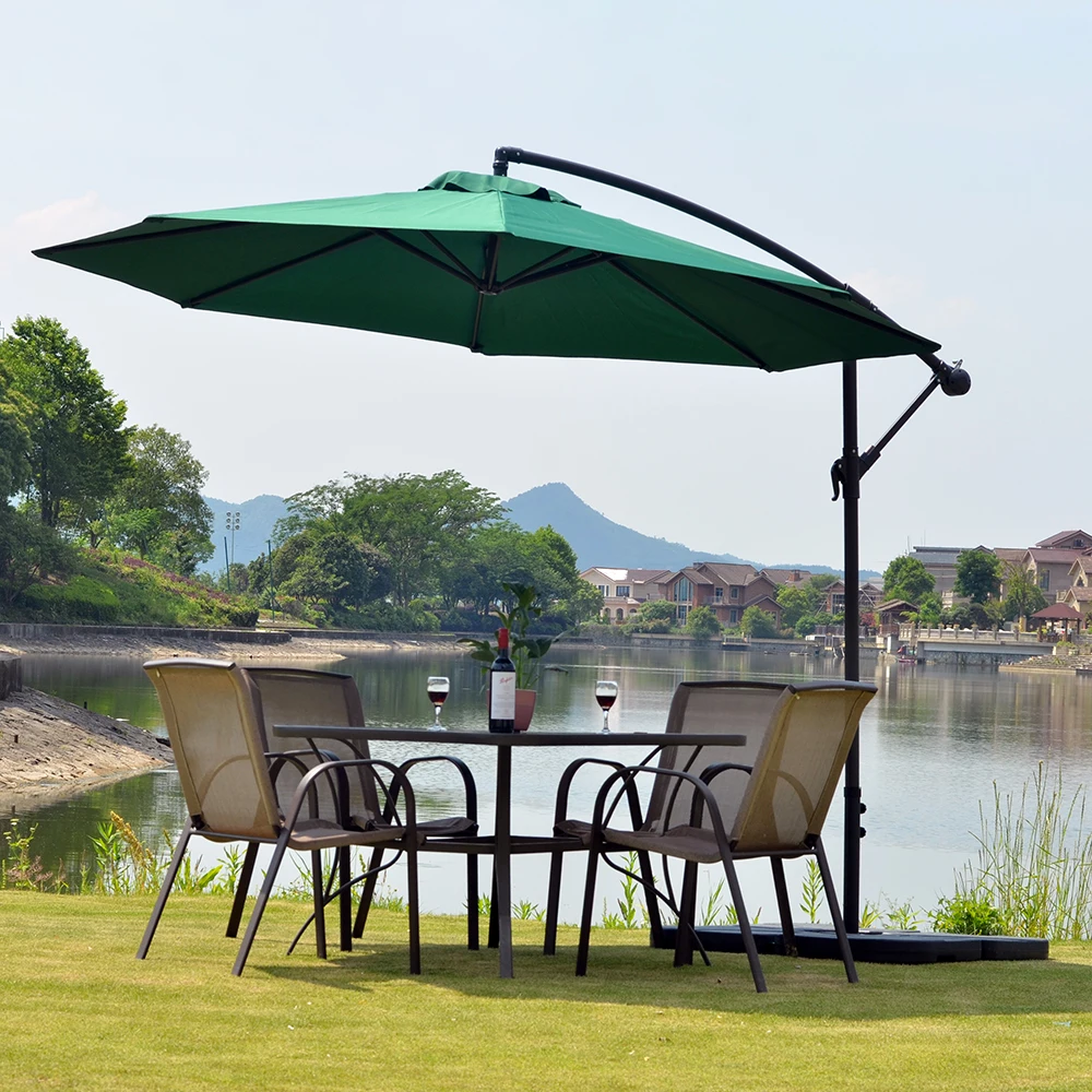 High Quality 3M Big Umbrella Garden Beach Sunshade Outdoor Banana Hanging Umbrella