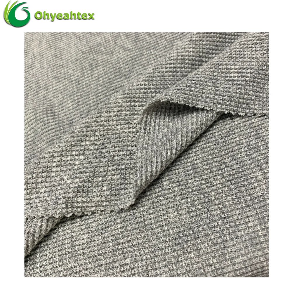 Super Comfortable Bamboo Organic Cotton Waffle Fabric For Kids Clothes