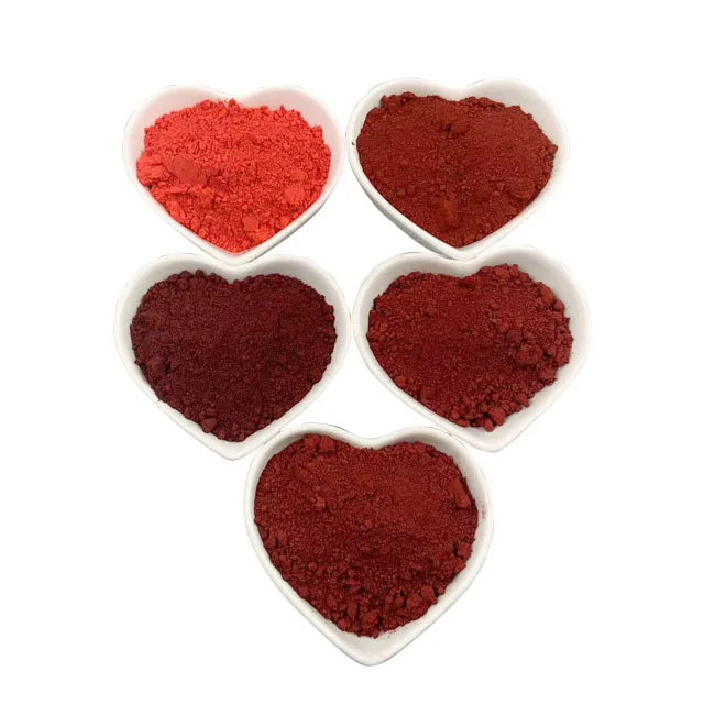 Iron oxide red 110 120 130 Inorganic pigment used for paint, concrete brick dyeing powder Fe2O3