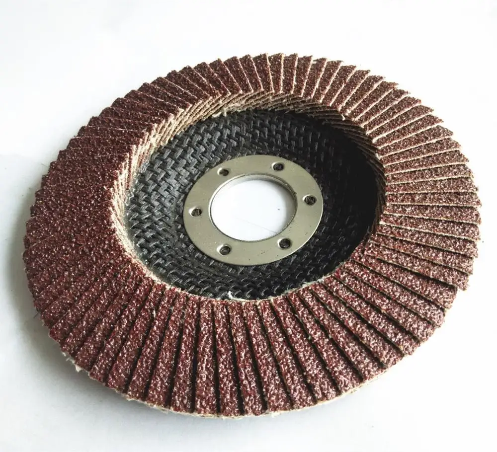 Richoice high quality Flap Disc 100mm 180mm grit24 grit400 Aluminium oxide abrasive cutting disco disk for stainless steel